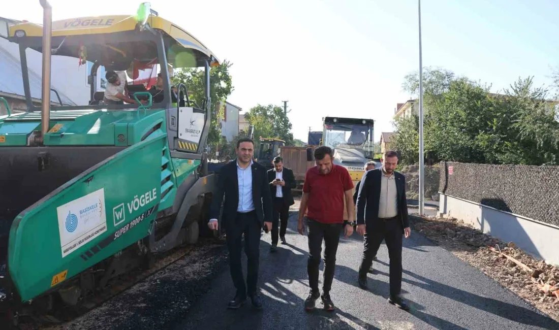 Başiskele Belediyesi tarafından Yeşilyurt Mahallesi’nde sürdürülen asfalt çalışmalarıyla yolların ulaşım