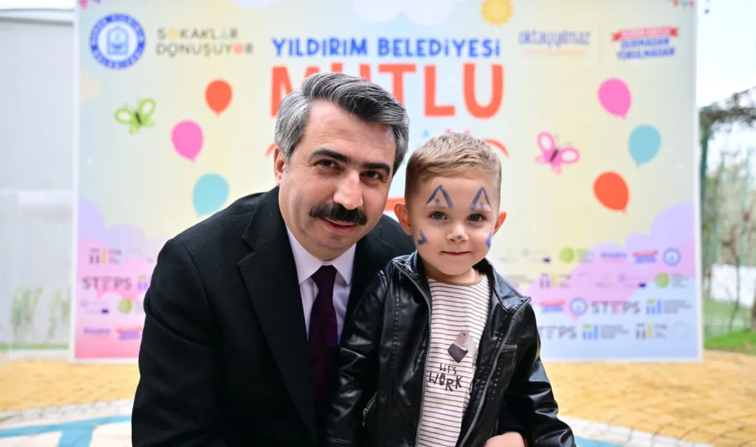 ‘Çocuk dostu Yıldırım’ hedefi doğrultusunda çalışmalarını sürdüren Yıldırım Belediyesi, miniklerin