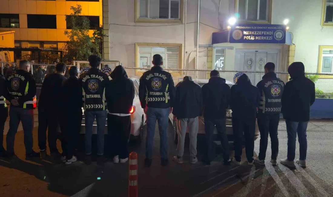 Zeytinburnu’nda trafikte kavga eden sürücüler polis ekipleri tarafından yakalandı. 8